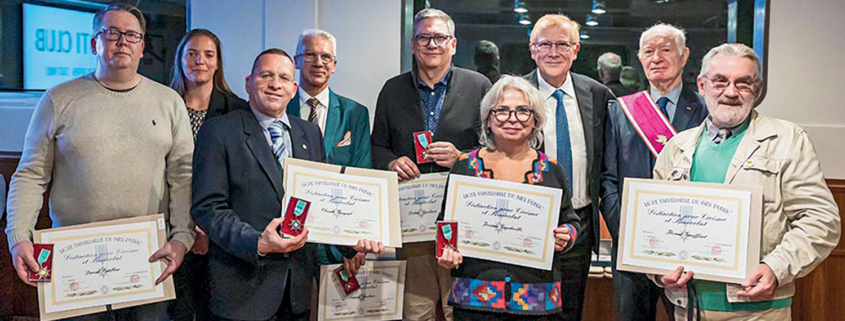 Cérémonie de remise de médailles