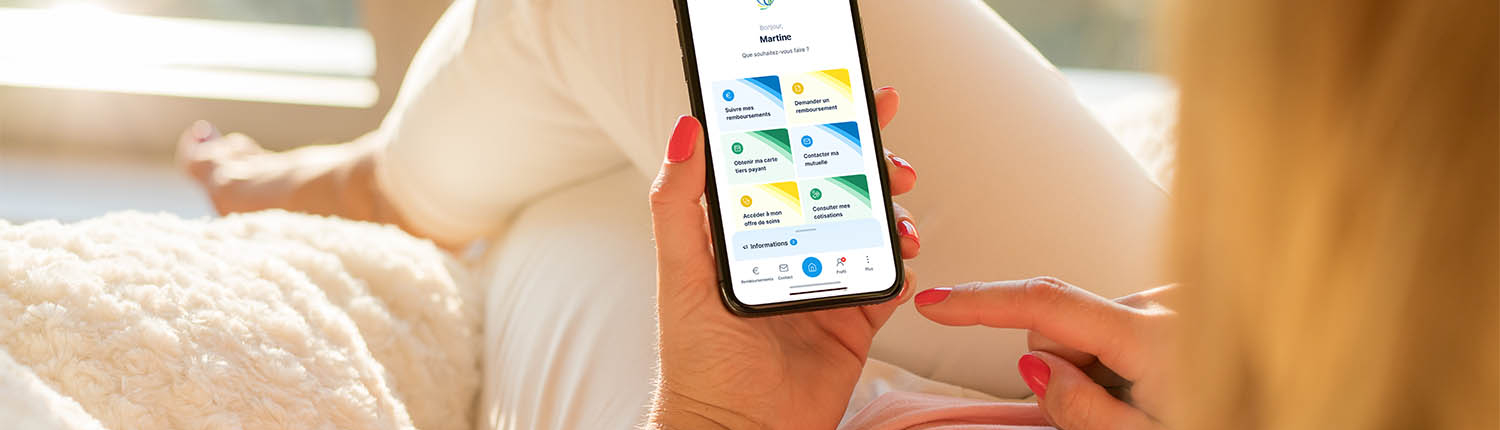 Vos démarches santé en 1 geste avec l'application mobile !