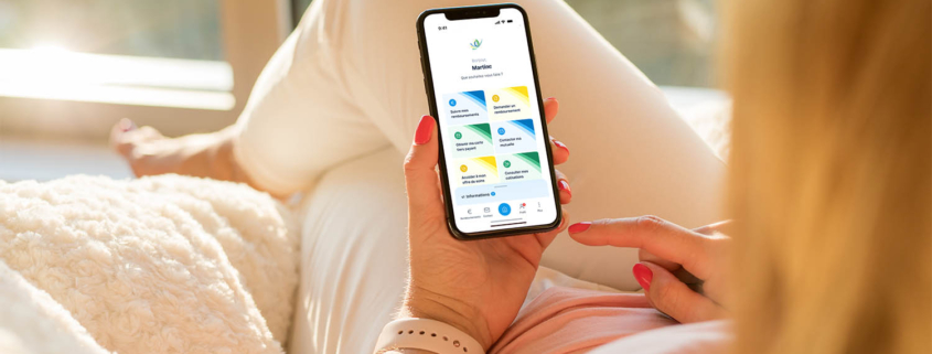 Vos démarches santé en 1 geste avec l'application mobile !