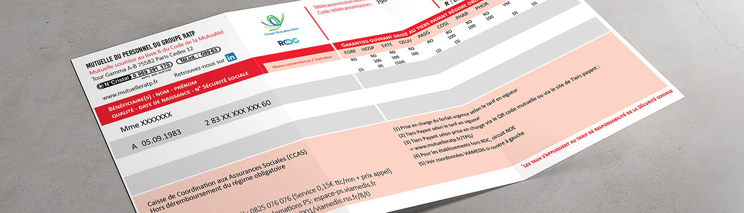 Slide - carte mutuelle - tiers payant - papier 2026
