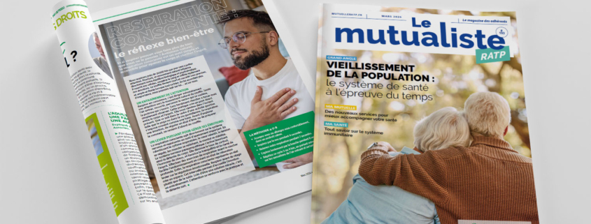 Actu - magazine Le Mutualiste RATP edition de mars 2026