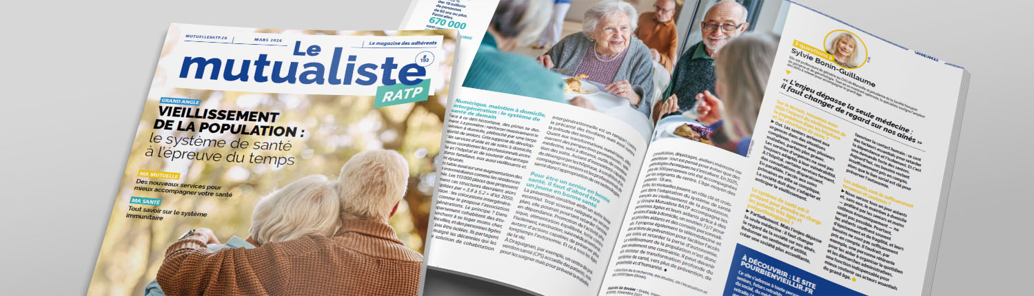 slide- magazine Le Mutualiste RATP edition de mars 2026